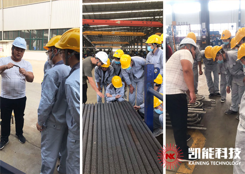 山科大學(xué)生參觀凱能科技生產(chǎn)車間